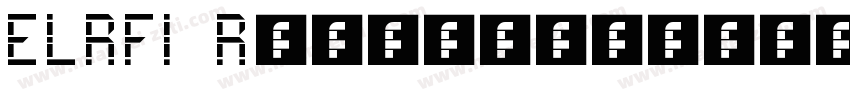 ELRFI Regular字体转换